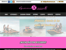 Tablet Screenshot of guadianaxtremme.com